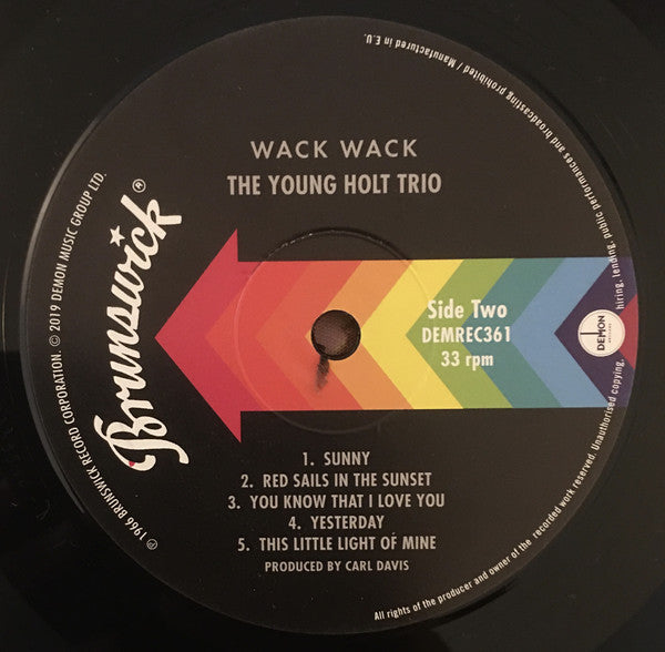 Young Holt Trio : Wack Wack (LP, Album, RE, 180)