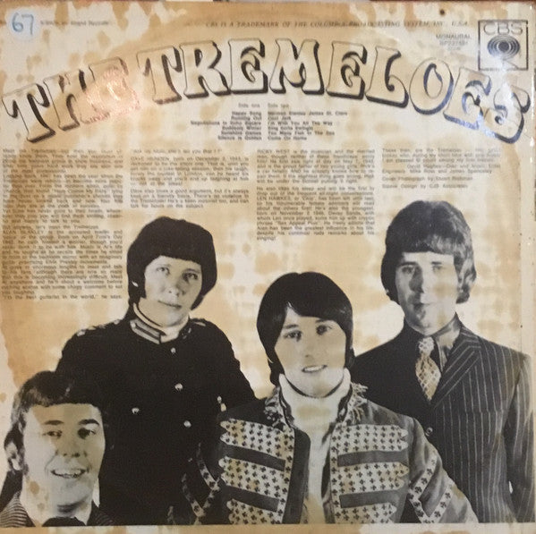 The Tremeloes : Alan, Dave, Rick And Chip (LP, Album, Mono)