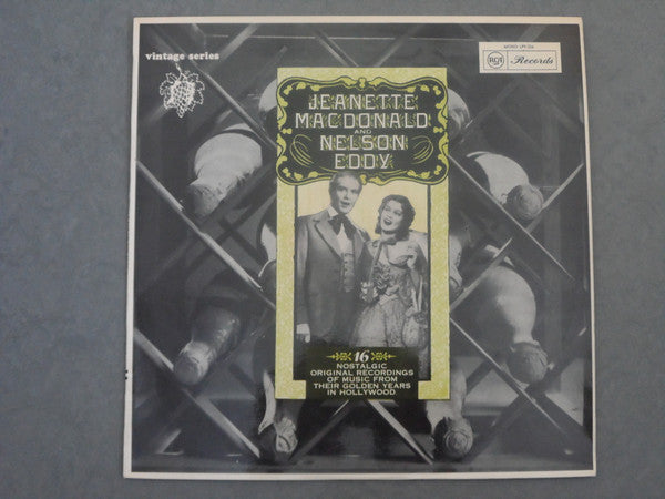 Jeanette MacDonald And Nelson Eddy : 16 Nostalgic Original Recordings Of Music From Their Golden Years In Hollywood (LP, Comp, Mono)