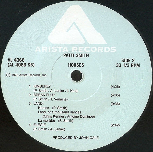 Patti Smith : Horses (LP, Album, RE, RP)