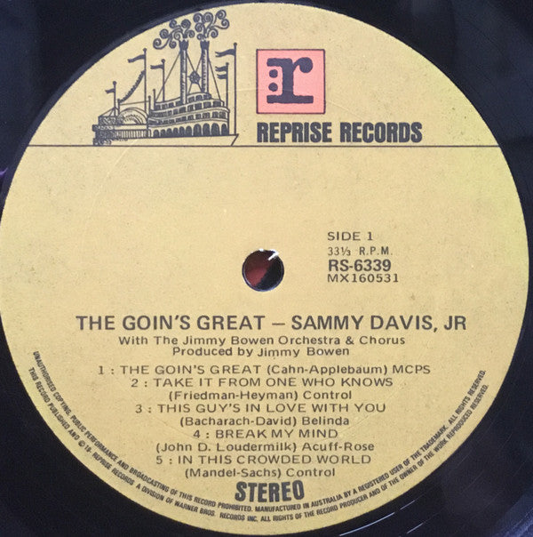Sammy Davis Jr. : The Goin's Great (LP)