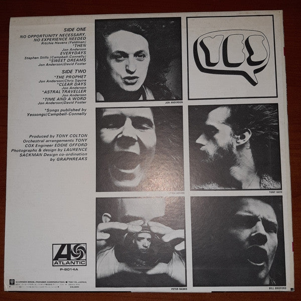Yes : Time And A Word (LP, Album)