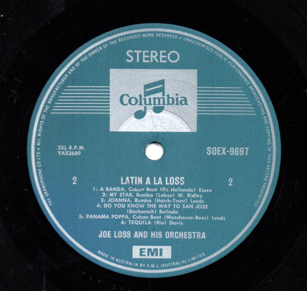 Joe Loss And His Orchestra* : Latin À La Loss (LP, Album)