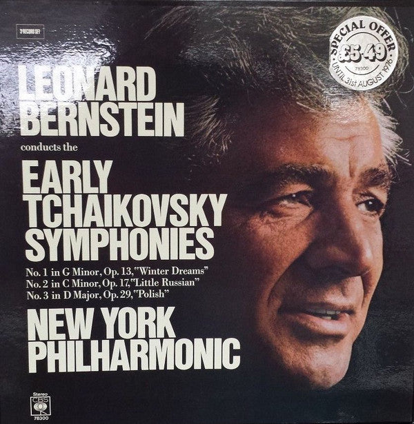 Pyotr Ilyich Tchaikovsky : Leonard Bernstein Conducts The Early Tchaikovsky Symphonies (3xLP, Album + Box, Comp)