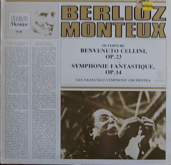 Pierre Monteux : Ouverture Benvenuto Cellini \ Symphonie Fantastique (LP, Mono)