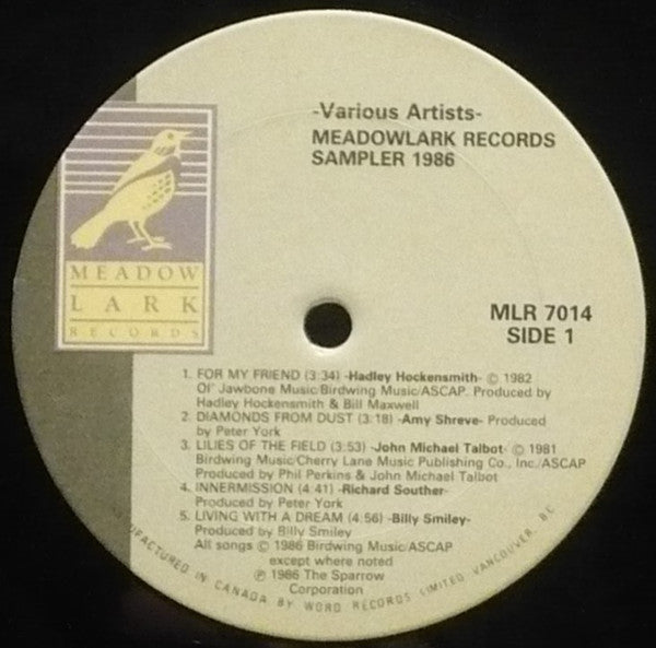 Various : Meadowlark Sampler 1986 (LP, Comp)