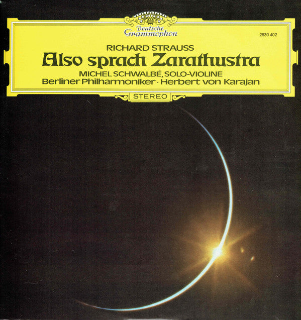 Richard Strauss / Herbert von Karajan, Berliner Philharmoniker, Michel Schwalbé : Also Sprach Zarathustra, Op. 30 (LP, Album)
