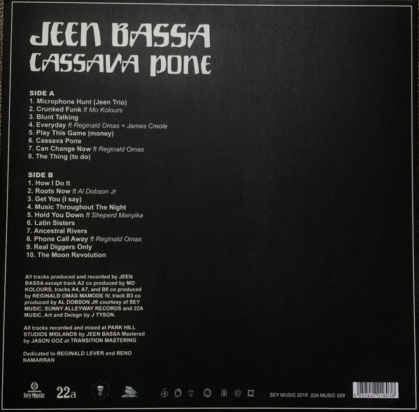 Jeen Bassa : Cassava Pone (LP, Album)