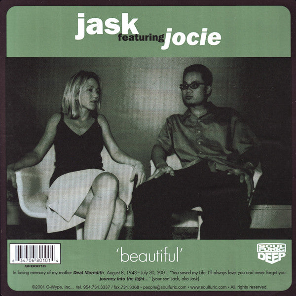 Jask Featuring Jocie : Beautiful (12")