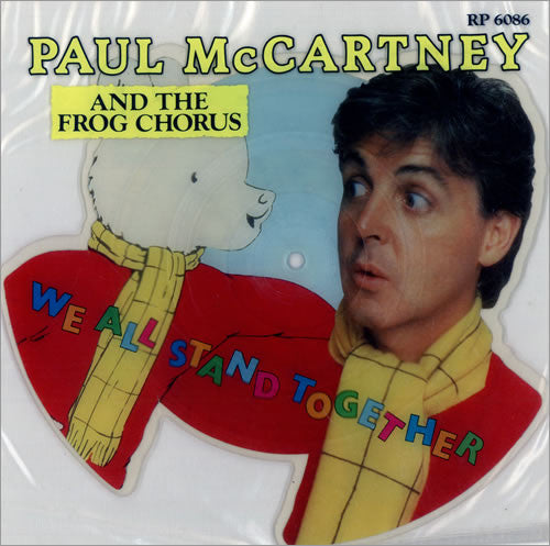 Paul McCartney And The Frog Chorus : We All Stand Together (7", Shape, Pic)