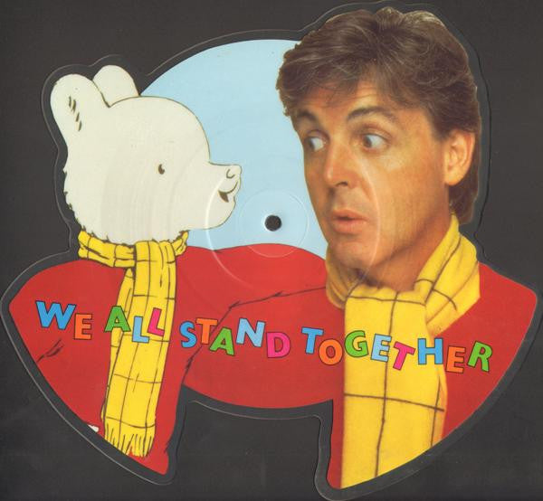 Paul McCartney And The Frog Chorus : We All Stand Together (7", Shape, Pic)