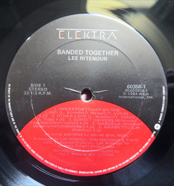 Lee Ritenour : Banded Together (LP, Album)