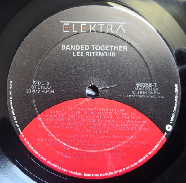 Lee Ritenour : Banded Together (LP, Album)