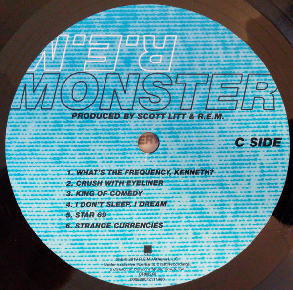 R.E.M. : Monster (LP, Album, RE, RM, 180)