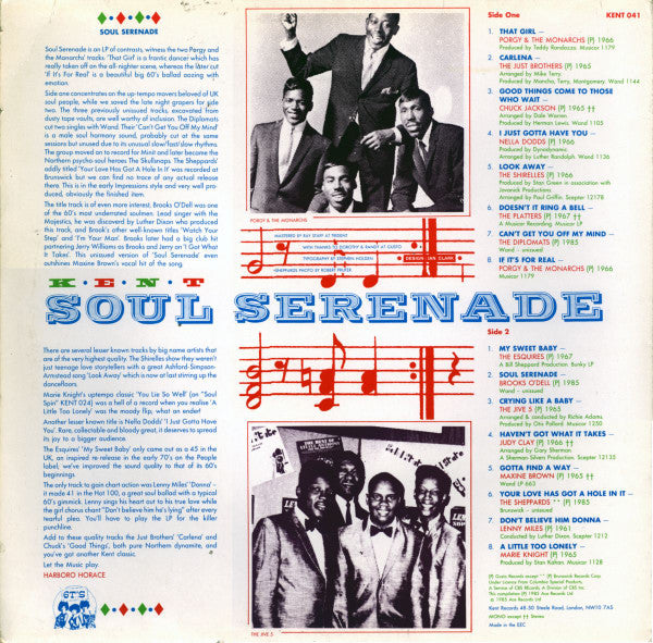 Various : Soul Serenade (LP, Comp, Mono)