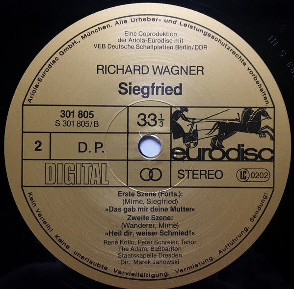 Richard Wagner - Staatskapelle Dresden, Marek Janowski : Siegfried (5xLP + Box)