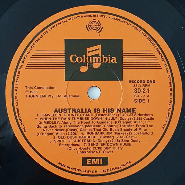 Slim Dusty : Australia Is His Name (4xLP)