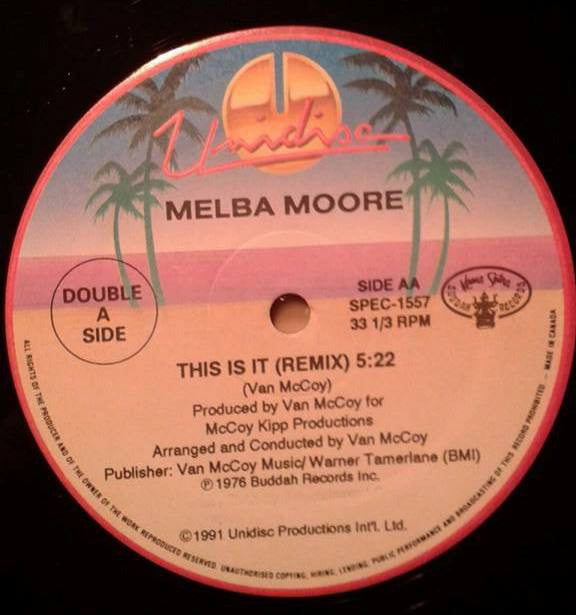 Timmy Thomas / Melba Moore : Why Can't We Live Together / This Is It (Remix) (12", Single)