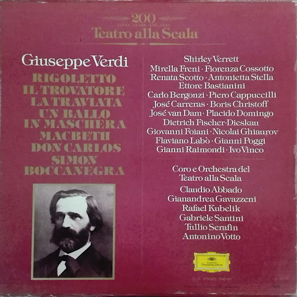 Giuseppe Verdi : 200 Jahre•Years•Ans•Anni Teatro Alla Scala (21xLP + Box, Comp)