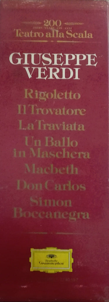 Giuseppe Verdi : 200 Jahre•Years•Ans•Anni Teatro Alla Scala (21xLP + Box, Comp)