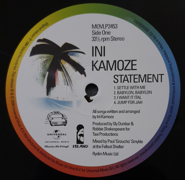 Ini Kamoze : Statement (LP, Album, RE)