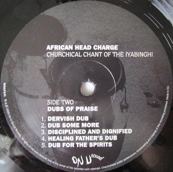 African Head Charge : Churchical Chant Of The Iyabinghi (LP, Album)