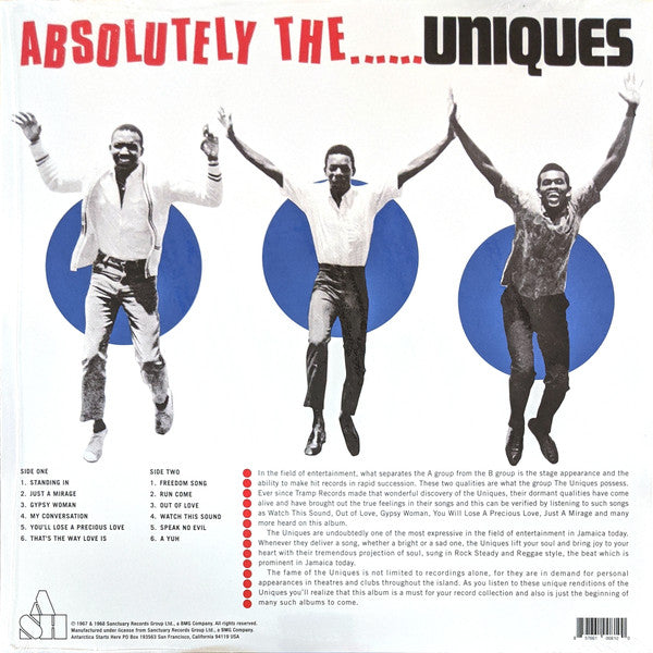 The Uniques : Absolutely The...Uniques (LP, Album, RE)