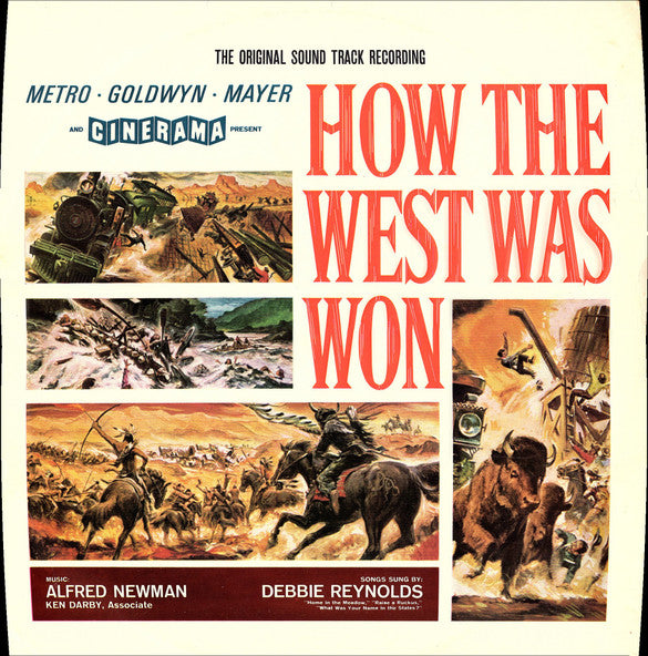 Alfred Newman, Debbie Reynolds, Ken Darby : How The West Was Won, Original Soundtrack (LP, Album, Mono)