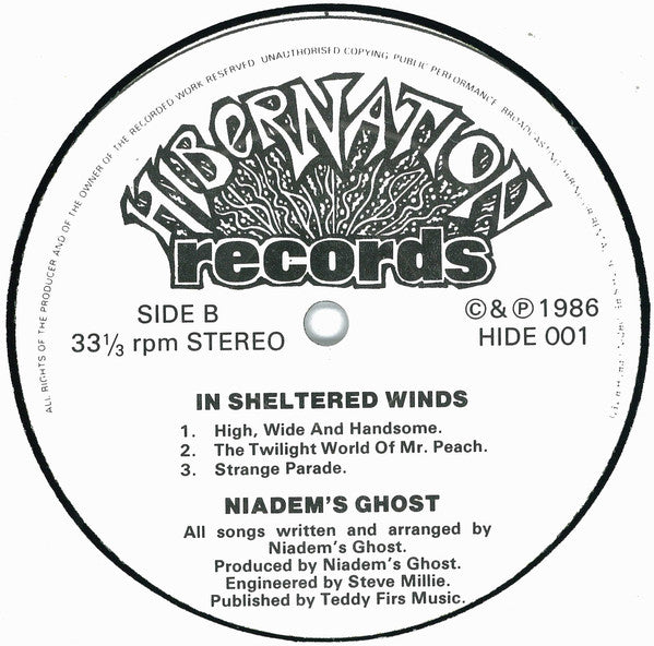 Niadem's Ghost : In Sheltered Winds (LP, Album)