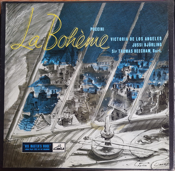 Giacomo Puccini - Victoria De Los Angeles, Jussi Björling, Sir Thomas Beecham : La Bohème (2xLP, Mono + Box)