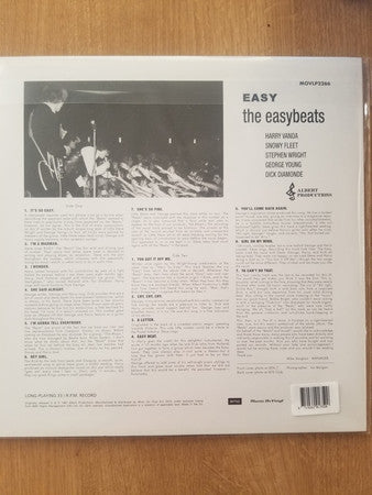 The Easybeats : Easy (LP, Album)
