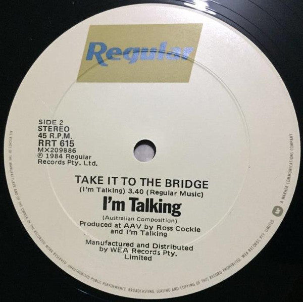 I'm Talking : Trust Me (12", Single)