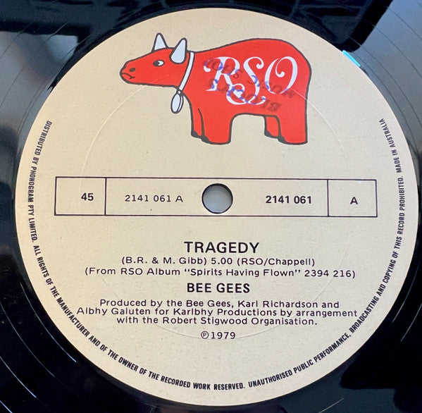 Bee Gees : Tragedy (12", Single)