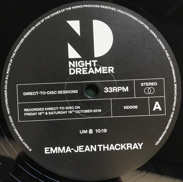 Emma-Jean Thackray : Um Yang 음 양  (12", EP)