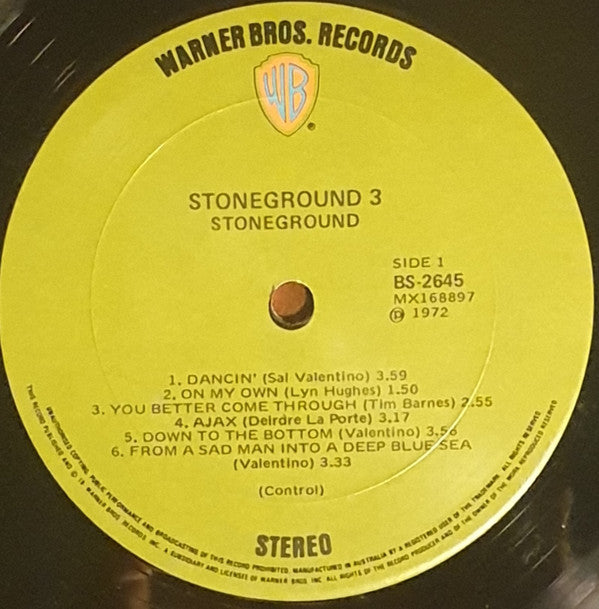 Stoneground : Stoneground 3 (LP, Album)