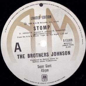 Brothers Johnson : Stomp! (12", Ltd)