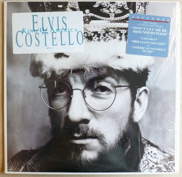 Elvis Costello Featuring The Attractions And Confederates* : King Of America (LP, Album, Pit)