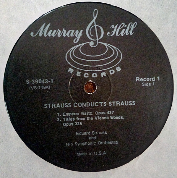 Eduard Strauß / Johann Strauss Jr. : Eduard Strauss Conducts The Immortal Music Of Johann Strauss (5xLP)