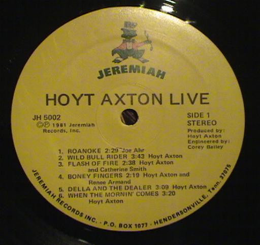 Hoyt Axton : Live! (2xLP, Album)