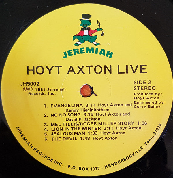 Hoyt Axton : Live! (2xLP, Album)