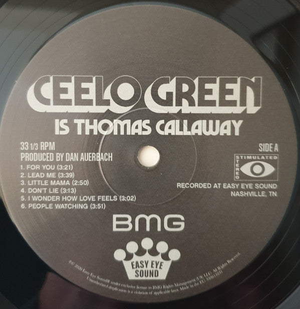 CeeLo Green* : CeeLo Green Is Thomas Callaway (LP, Album)