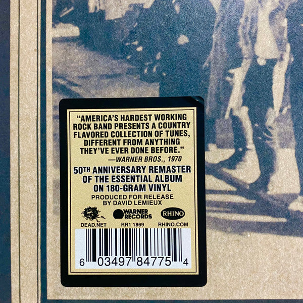 The Grateful Dead : Workingman's Dead (LP, Album, RE, RM, 180)