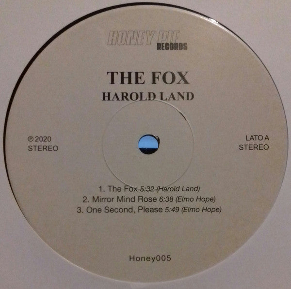 Harold Land Quintet : The Fox (LP, Album, RE)