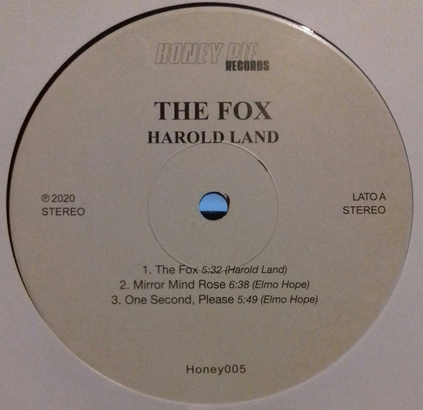 Harold Land Quintet : The Fox (LP, Album, RE)