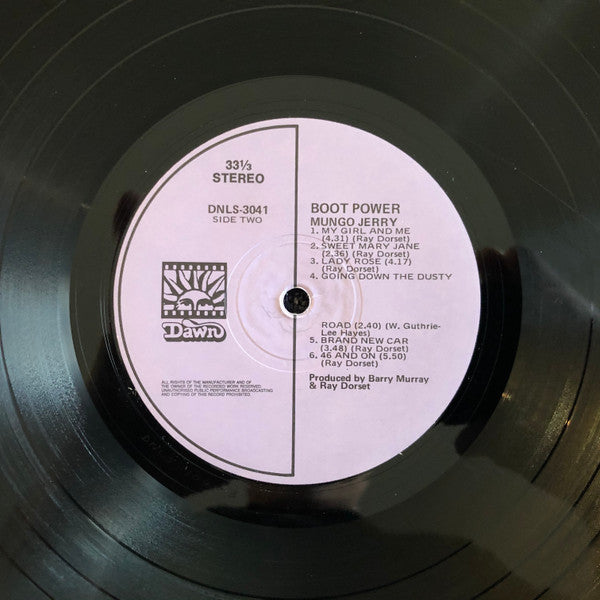Mungo Jerry : Boot Power (LP, Album, Gat)