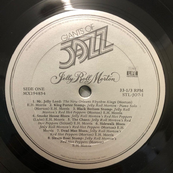 Jelly Roll Morton : Giants Of Jazz: Jelly Roll Morton (3xLP, Comp + Box)