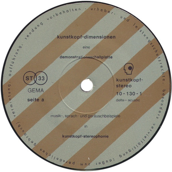 Various : Kunstkopf Dimensionen (LP, Comp)