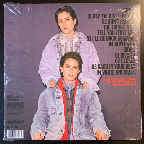 Tegan and Sara : Tonight In The Dark We're Seeing Colors (LP, Album, Ltd, Pur)