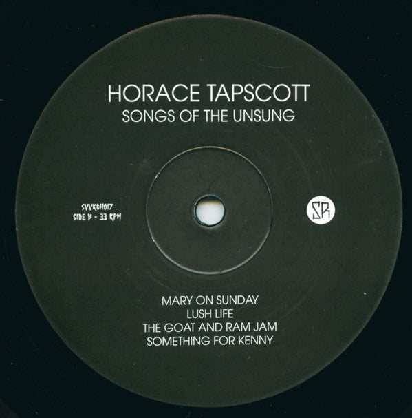 Horace Tapscott : Songs Of The Unsung (LP, Album, RE)