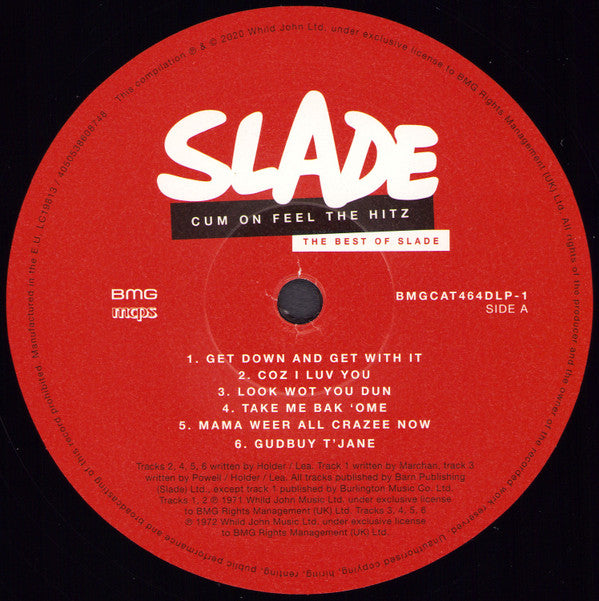 Slade : Cum On Feel The Hitz - The Best Of Slade (2xLP, Comp)